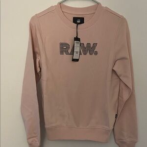 G-Star RAW Women's Pink Sweatshirt